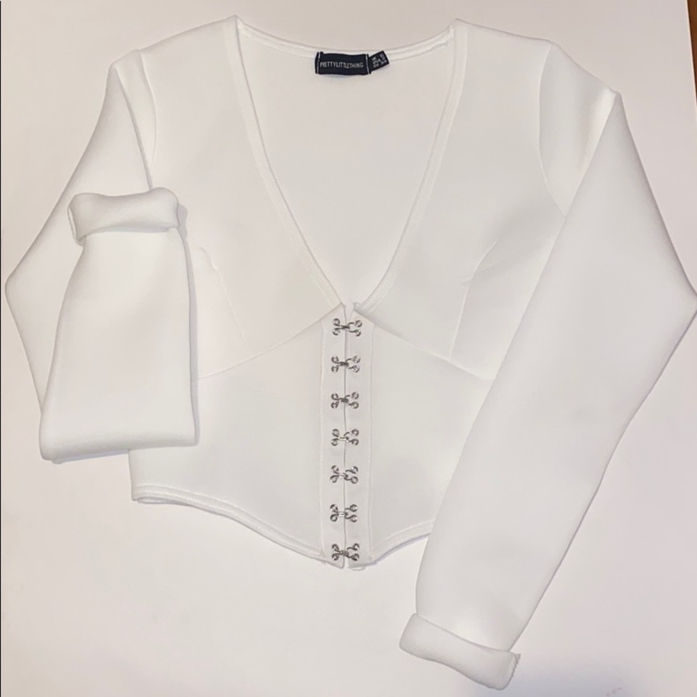 Corset Style Cropped Top